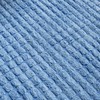Hastings Home 24"x59" Memory Foam Extra Long Bath Mat by Hastings Home - Woven Jacquard Fleece - Blue 880330IXJ